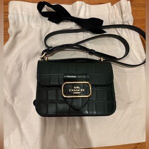 Coach Crocodile Leather Morgan Crossbody Purse